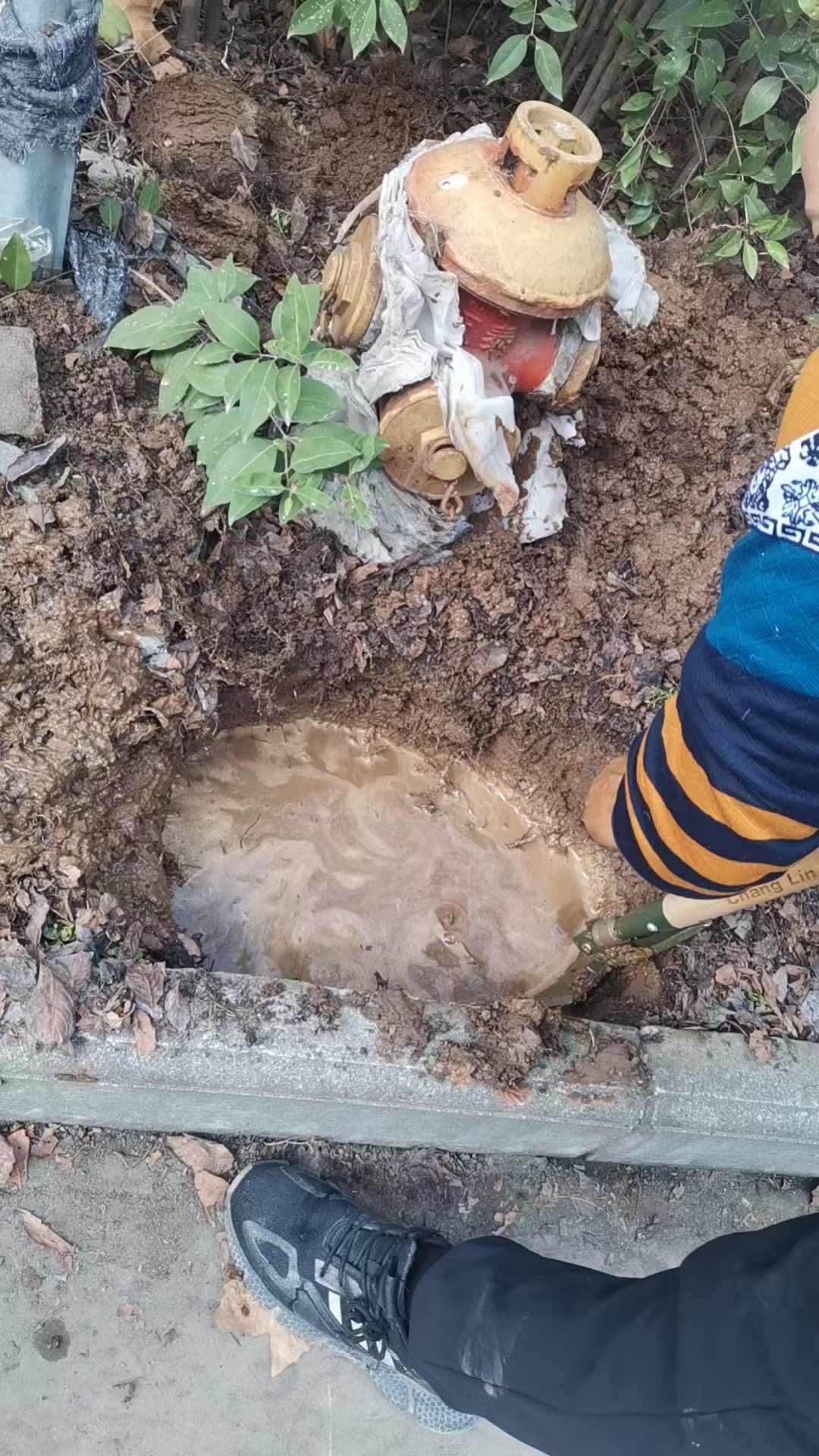 西安高新区钢管泄漏检测现场